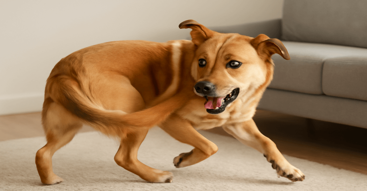 Por Que Seu Cachorro Corre Atrás do Rabo