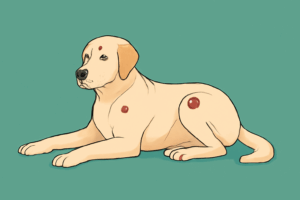 caroço no cachorro